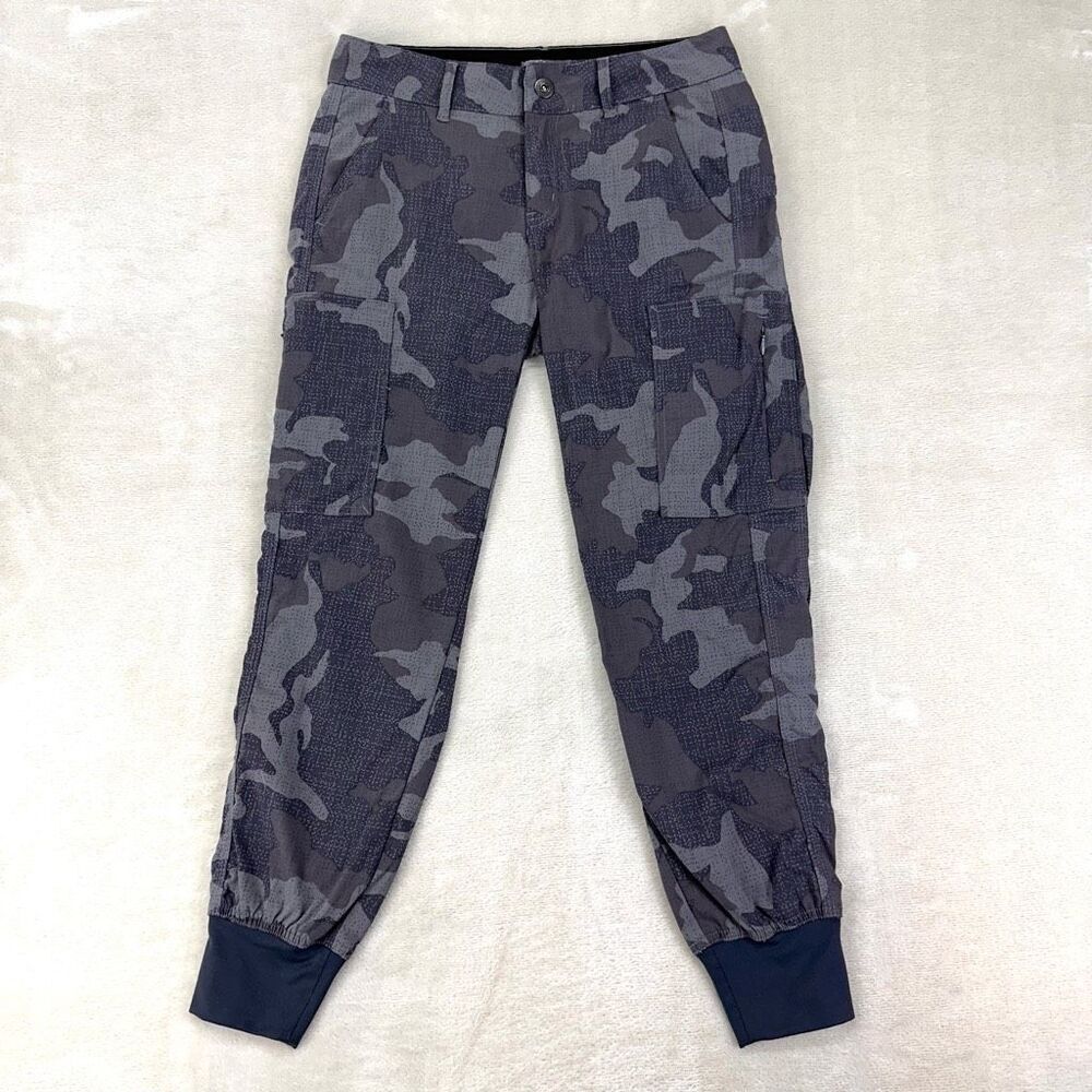 Prana Gray Camouflage Sky Canyon Jogger/Hiker/Track pants